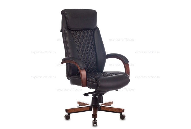 Кресло для руководителя Бюрократ T-9924WALNUT