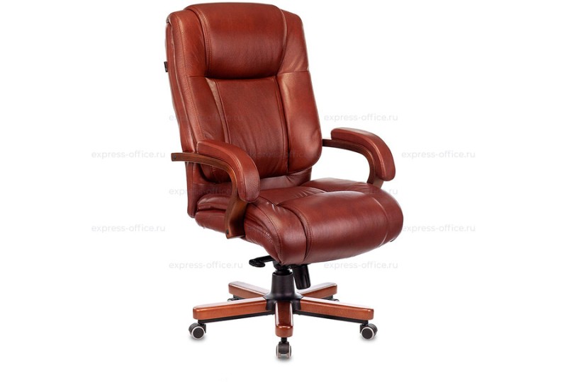 Кресло для руководителя Бюрократ T-9925WALNUT