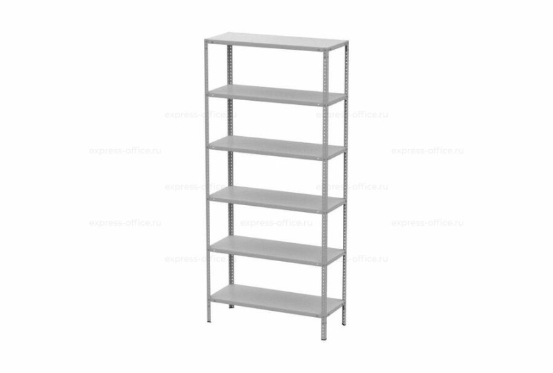 Стеллаж МС Стандарт/MS Standart 220/100х40/6 Серый полуматовый