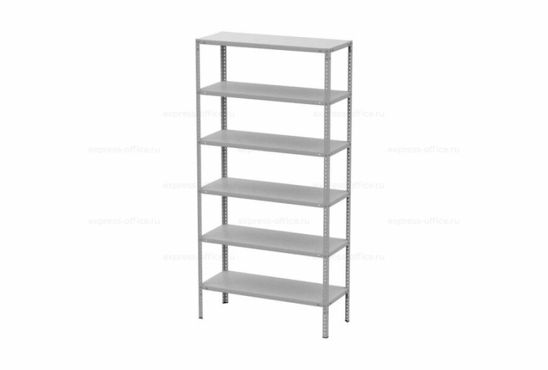 Стеллаж МС Стандарт/MS Standart 200/100х40/6 Серый полуматовый