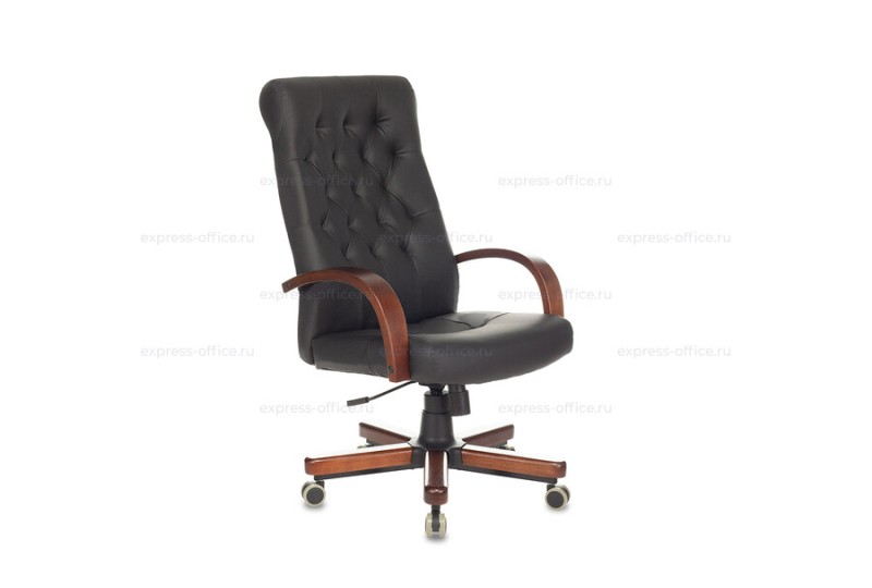 Кресло для руководителя Бюрократ T-9928WALNUT/ECO-B