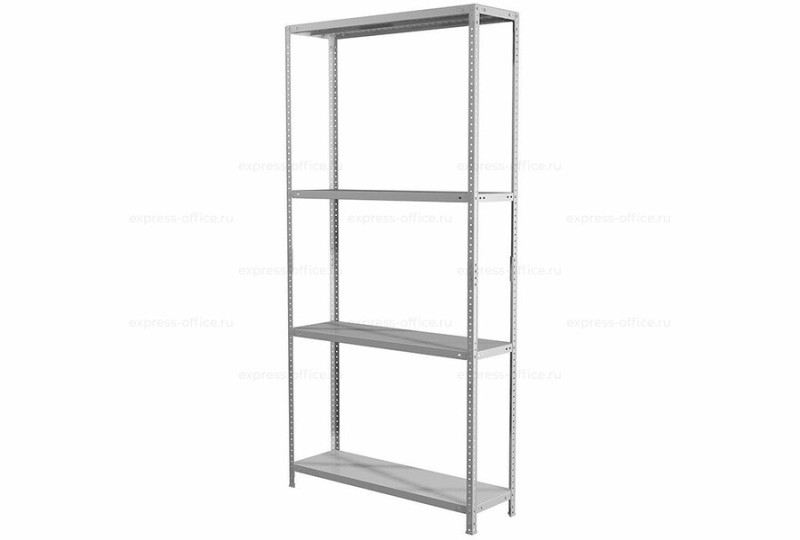 Стеллаж МС Стандарт/MS Standart 200KD/100X30/4 Серый полуматовый